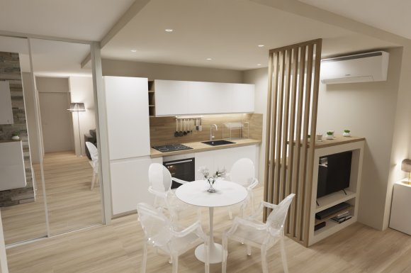 Kréatitud - architecture d'intérieurs - DIJON - Rénovation appartement 
