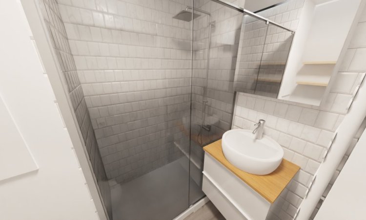 Rénovation d'un studio meublé à Dijon