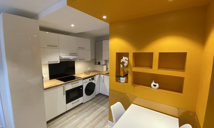 Rénovation d'un studio meublé à Dijon
