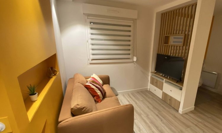 Rénovation d'un studio meublé à Dijon
