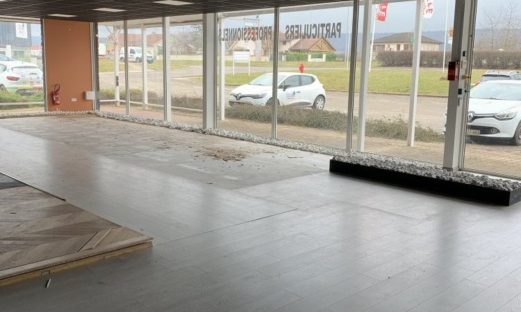 Rénovation d'une cellule commerciale à Dijon
