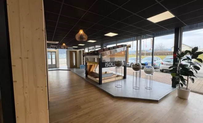 ISOLE PLUS - show-room de présentation de solutions de revalorisations énergétiques - Marsannay la Côte, Dijon, Kréatitud Design d’intérieurs