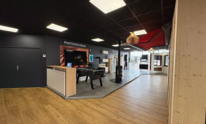 ISOLE PLUS - show-room de présentation de solutions de revalorisations énergétiques - Marsannay la Côte, Dijon, Kréatitud Design d’intérieurs