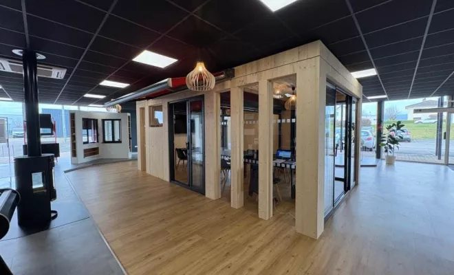 ISOLE PLUS - show-room de présentation de solutions de revalorisations énergétiques - Marsannay la Côte, Dijon, Kréatitud Design d’intérieurs