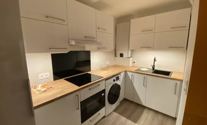 Rénovation et aménagement d'un studio meublé à Dijon, Dijon, Kréatitud Design d’intérieurs