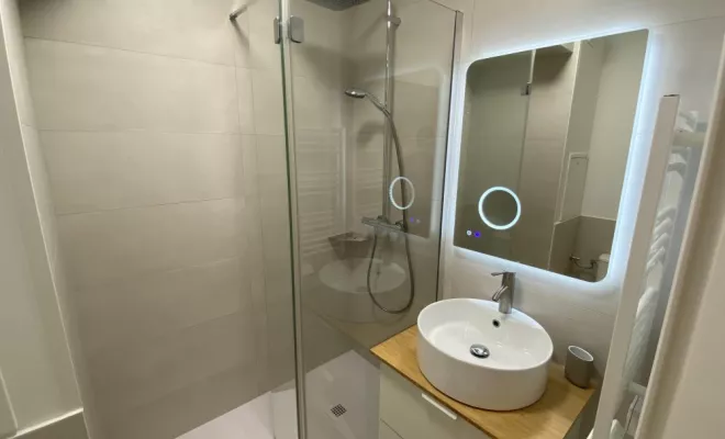 Rénovation et aménagement d'un studio meublé à Dijon, Dijon, Kréatitud Design d’intérieurs