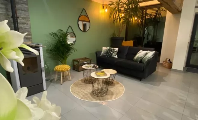 Rénovation d'un gite à Courtivron: LES DEPENDANCES - L'ECURIE, Dijon, Kréatitud Design d’intérieurs