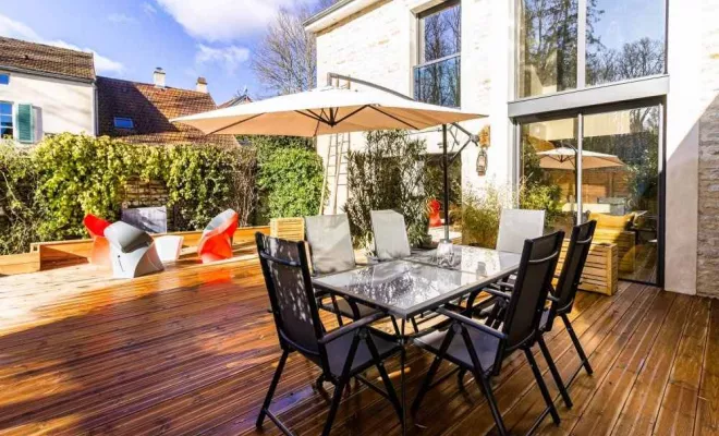 Rénovation d'un gîte à Courtivron: LES DEPENDANCES - LA GRANGE, Dijon, Kréatitud Design d’intérieurs