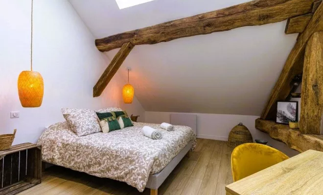 Rénovation d'un gîte à Courtivron: LES DEPENDANCES - LA GRANGE, Dijon, Kréatitud Design d’intérieurs