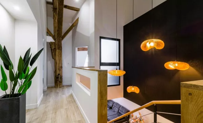 Rénovation d'un gîte à Courtivron: LES DEPENDANCES - LA GRANGE, Dijon, Kréatitud Design d’intérieurs