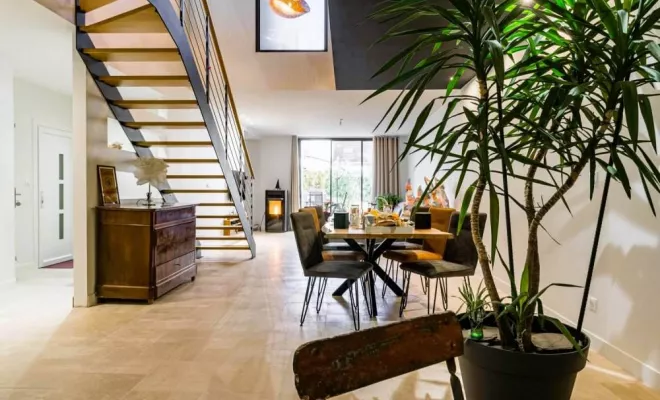 Rénovation d'un gîte à Courtivron: LES DEPENDANCES - LA GRANGE, Dijon, Kréatitud Design d’intérieurs