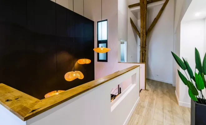 Rénovation d'un gîte à Courtivron: LES DEPENDANCES - LA GRANGE, Dijon, Kréatitud Design d’intérieurs