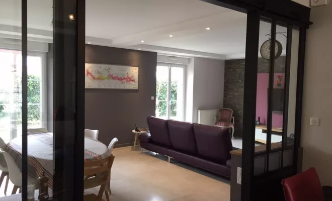 Rénovation intérieure d'une maison à Rouvres-en-Plaine, Dijon, Kréatitud Design d’intérieurs