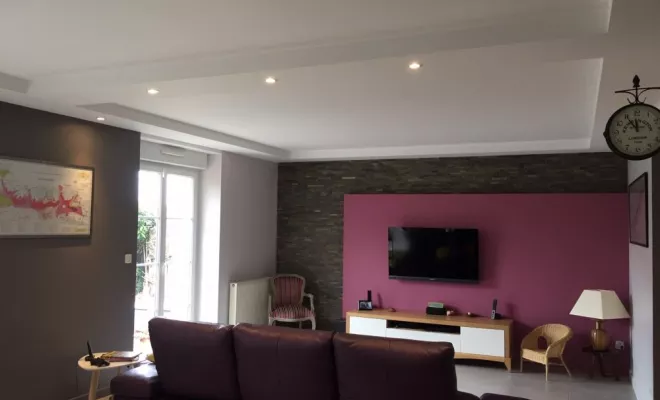 Rénovation intérieure d'une maison à Rouvres-en-Plaine, Dijon, Kréatitud Design d’intérieurs