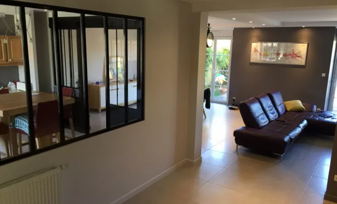 Rénovation intérieure d'une maison à Rouvres-en-Plaine, Dijon, Kréatitud Design d’intérieurs