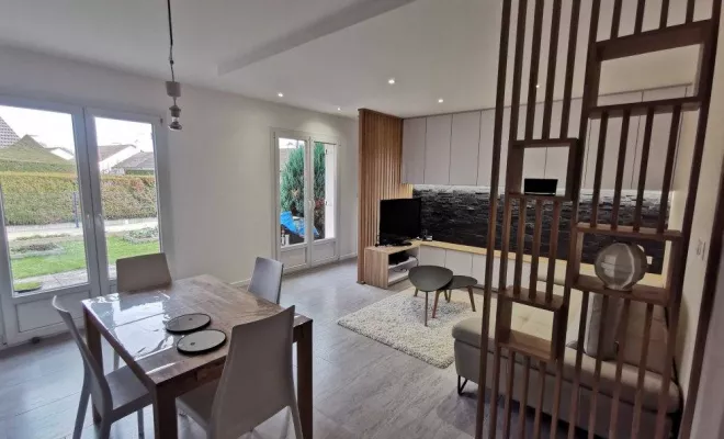 Rénovation d’une maison à Chevigny-Saint-Sauveur, Dijon, Kréatitud Design d’intérieurs