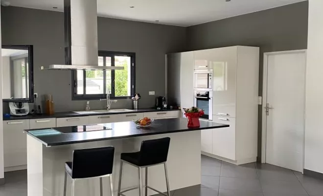 Rénovation d'une vaste pièce de vie - mobilier sur-mesure à Dijon, Dijon, Kréatitud Design d’intérieurs